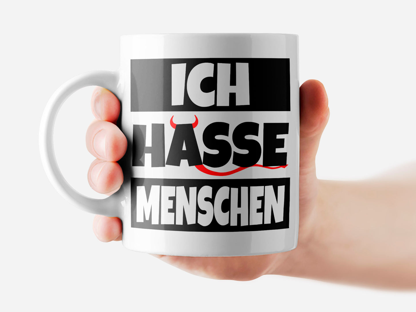ICH HASSE MENSCHEN - Tasse - Kaffeebecher - Geschenk