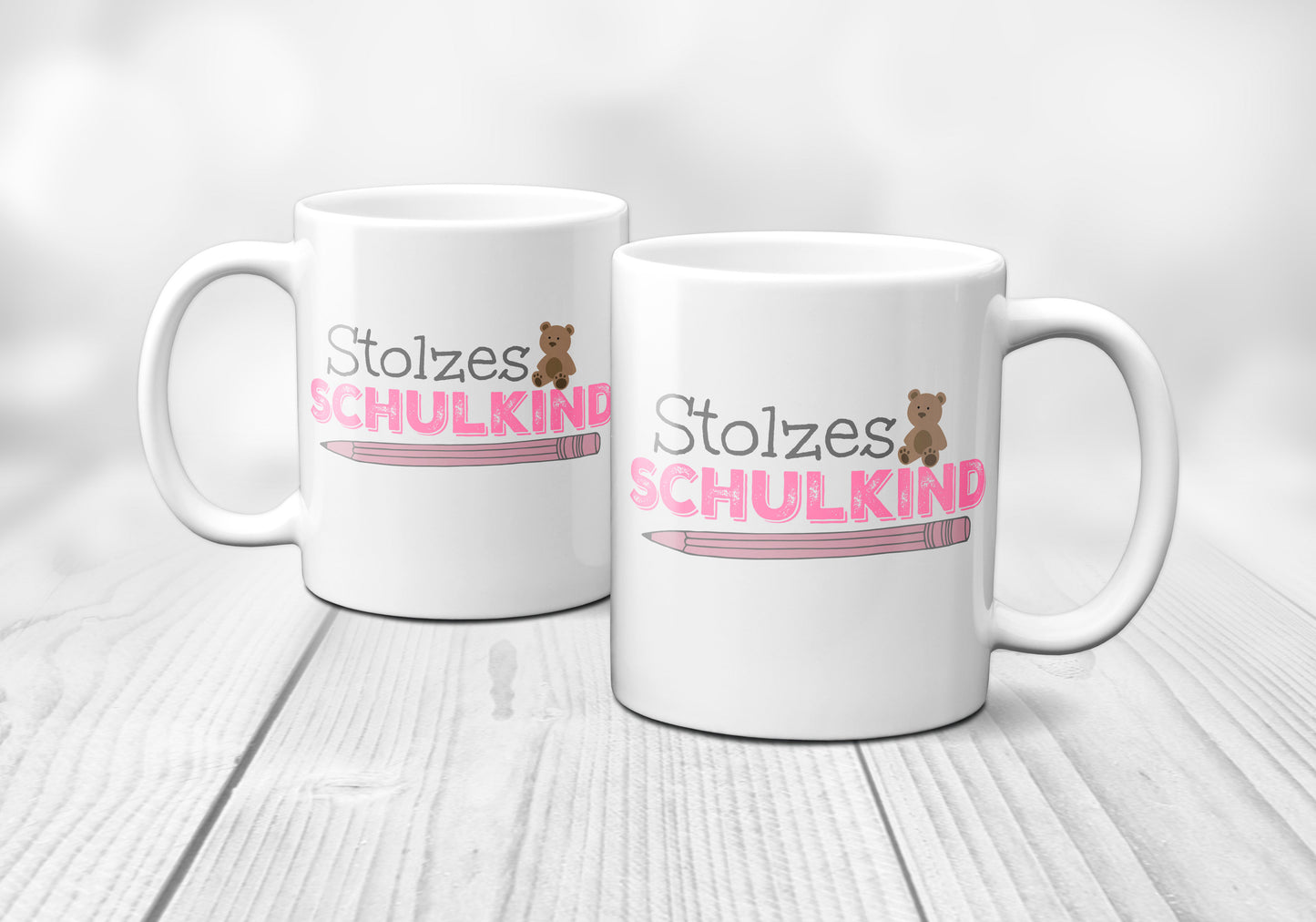 Stolzes Schulkind (Mädchen) - Tasse