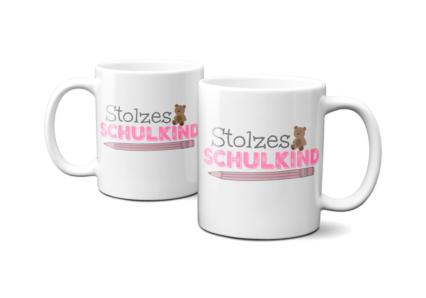 Stolzes Schulkind (Mädchen) - Tasse