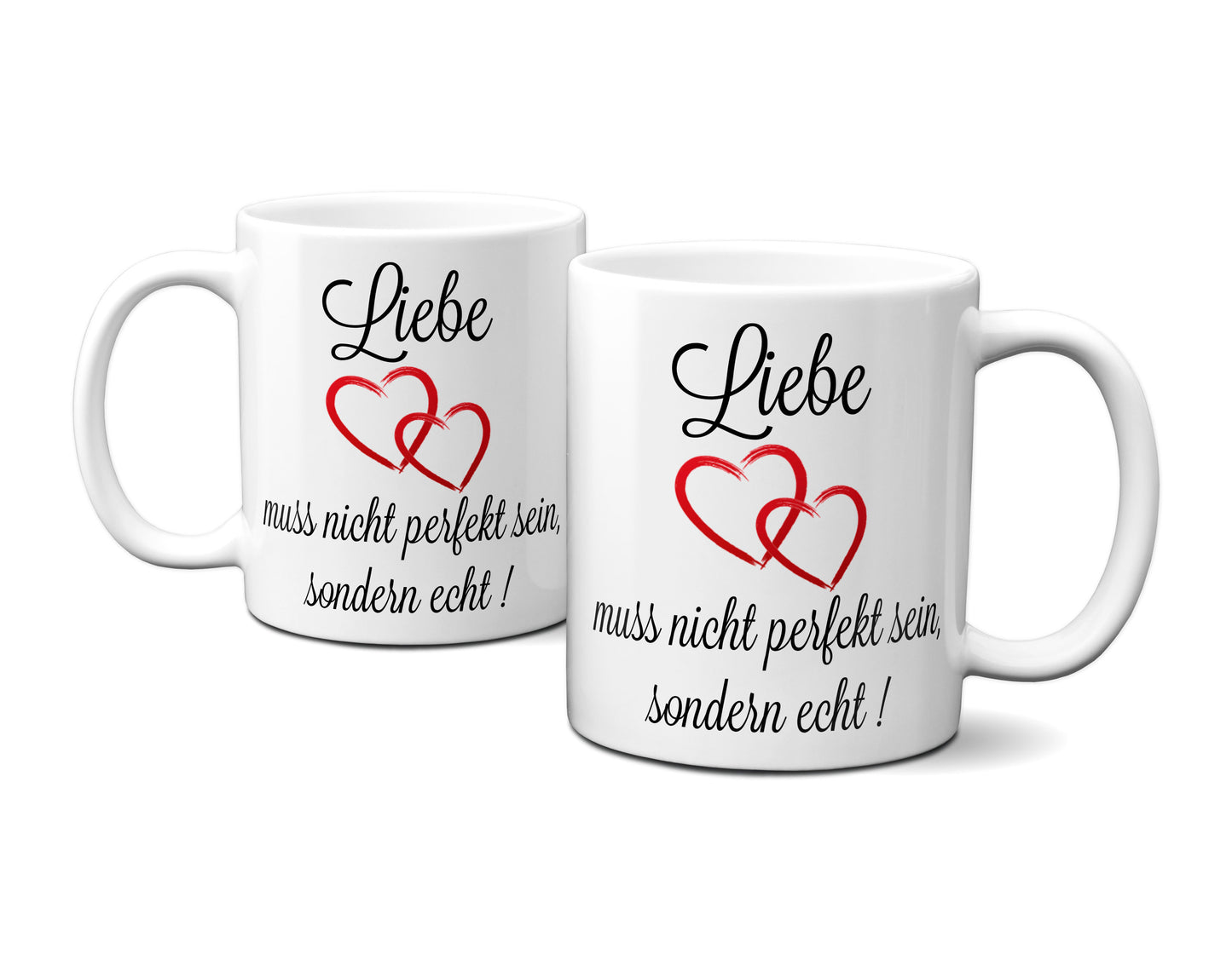 Liebe muss nicht perfekt sein, sondern echt !