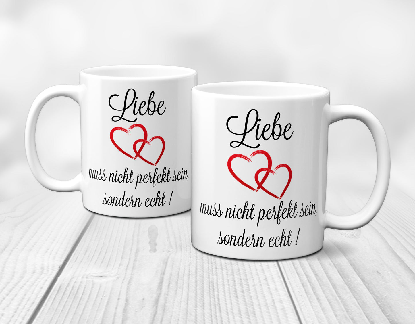 Liebe muss nicht perfekt sein, sondern echt !