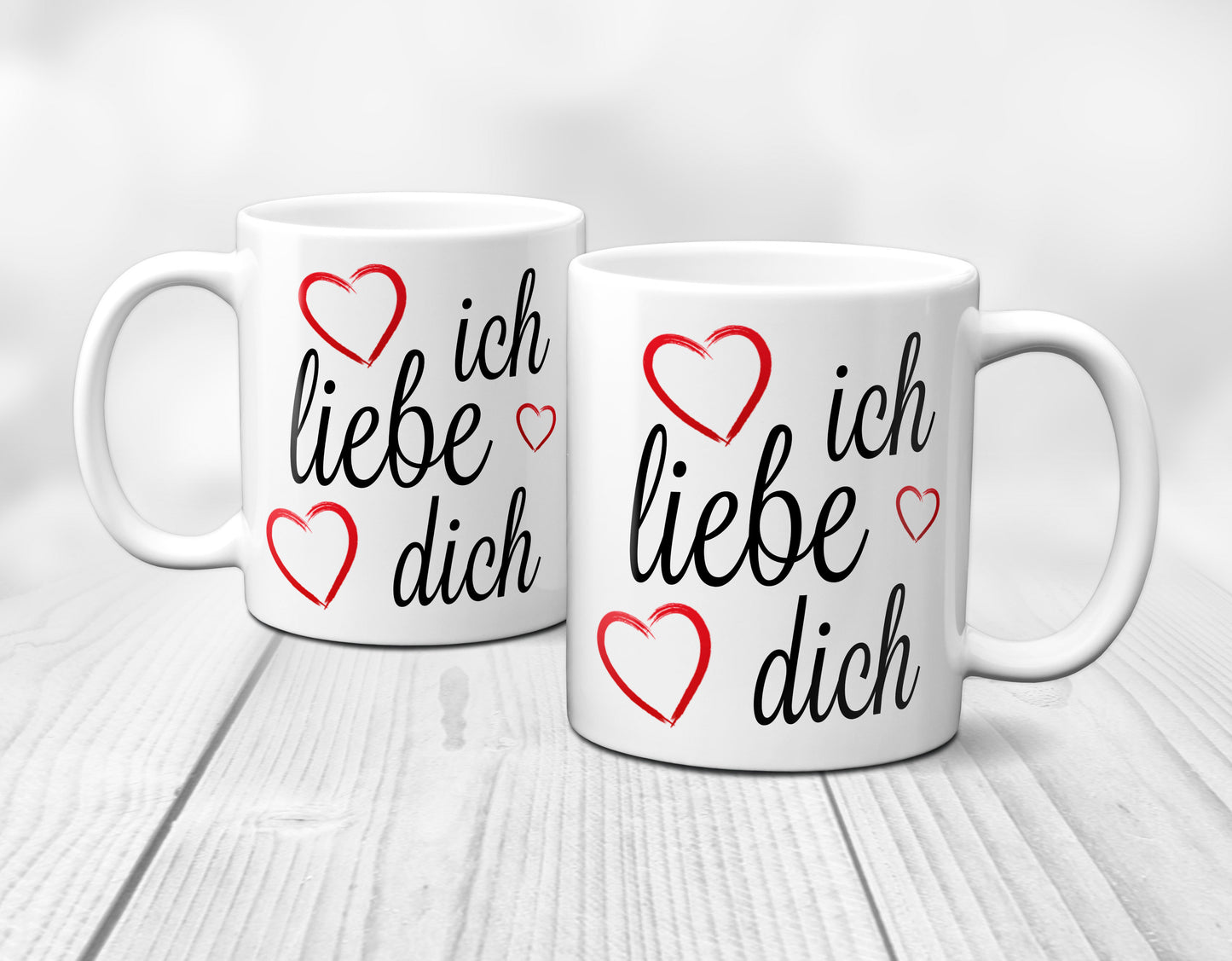 Ich liebe Dich ! (mit 3 Herzen)
