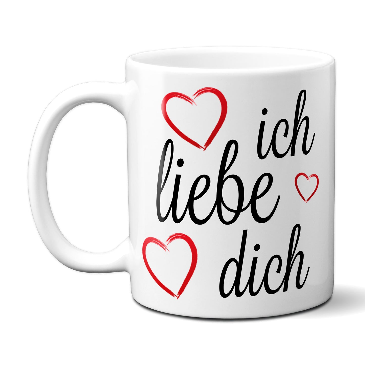 Ich liebe Dich ! (mit 3 Herzen)