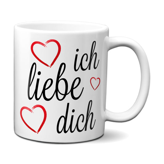 Ich liebe Dich ! (mit 3 Herzen)