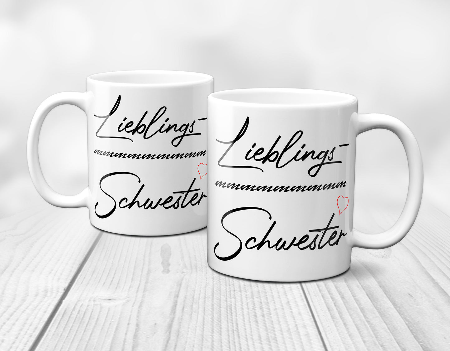 Lieblings- Schwester - Tasse