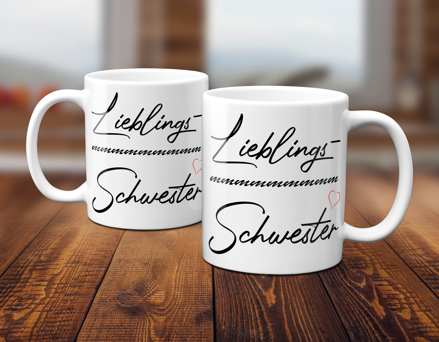 Lieblings- Schwester - Tasse