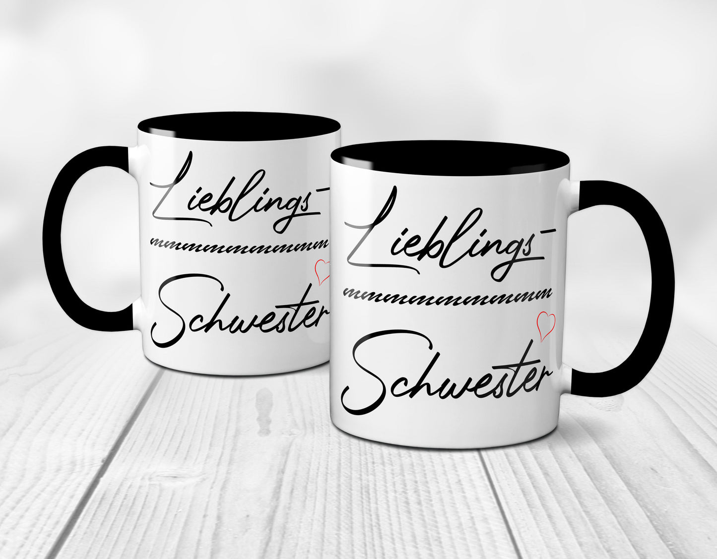 Lieblings- Schwester - Tasse