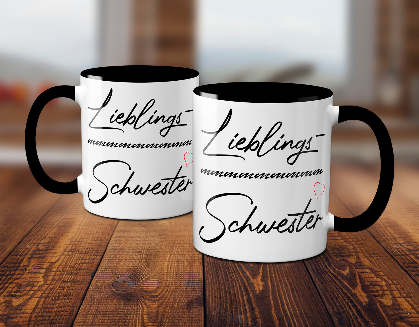 Lieblings- Schwester - Tasse