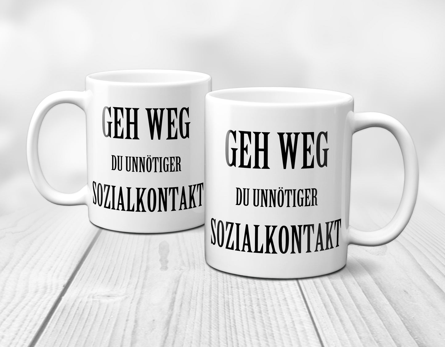 Geh weg, du unnötiger Sozialkontakt