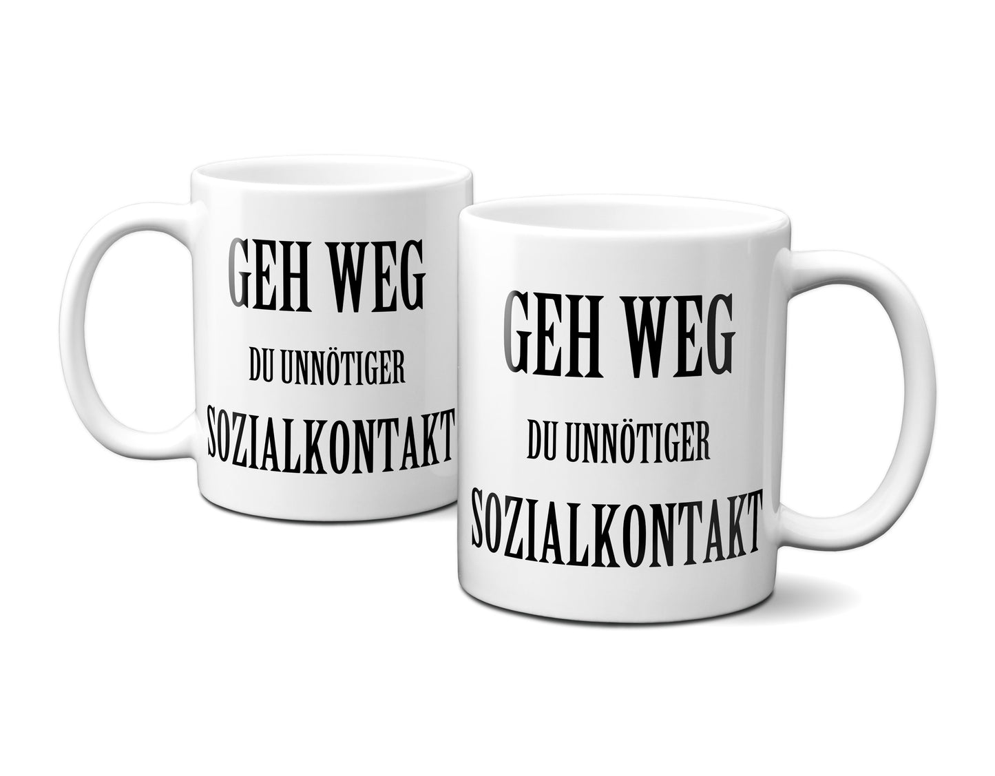 Geh weg, du unnötiger Sozialkontakt