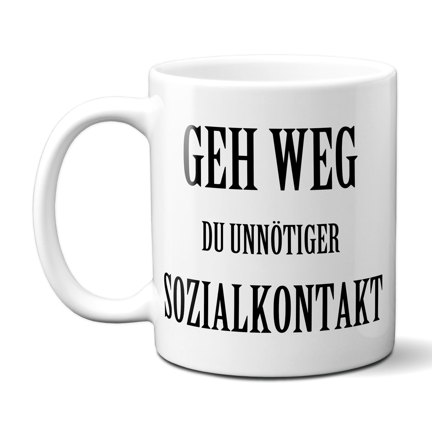 Geh weg, du unnötiger Sozialkontakt