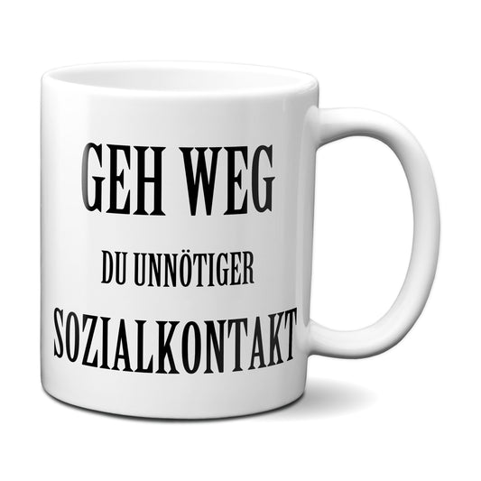 Geh weg, du unnötiger Sozialkontakt