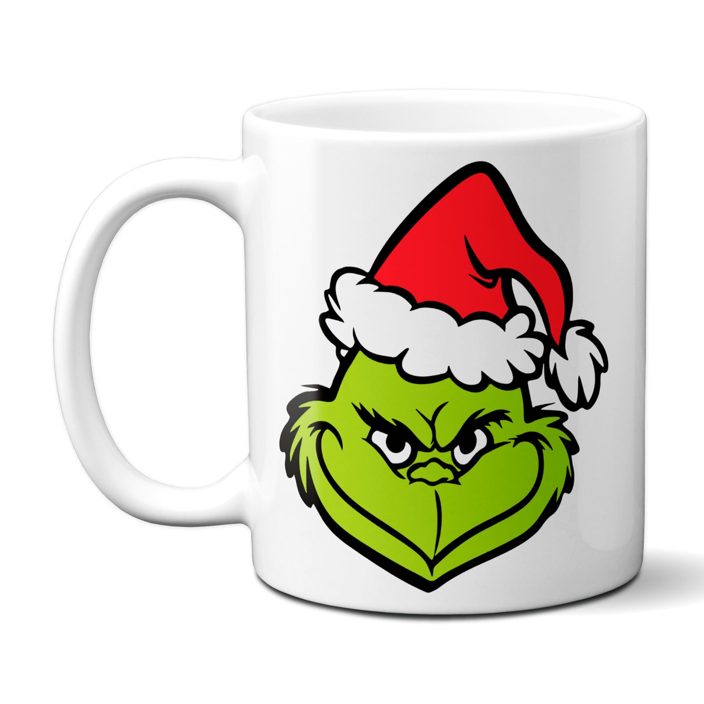 Weihnachten Grinch Gesicht - lustig - Tasse - Kaffeebecher