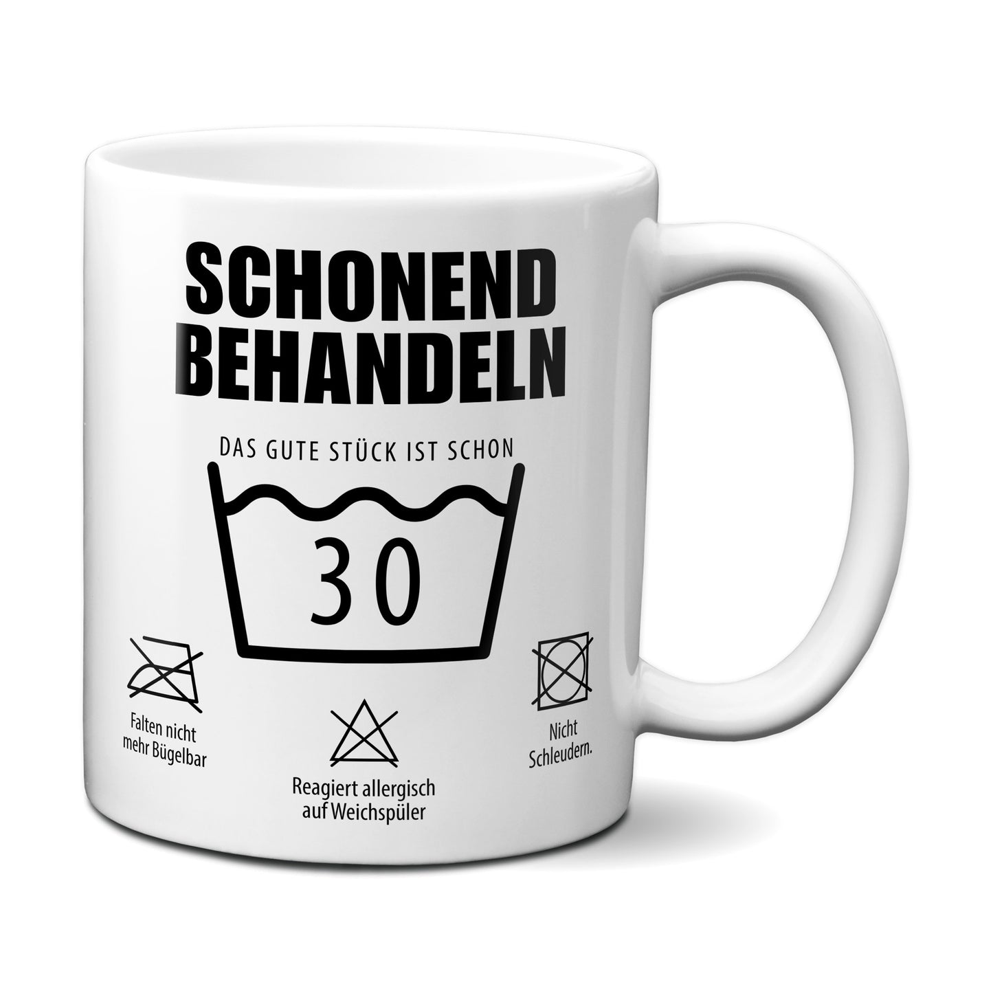 Schonend behandeln. Das gute Stück ist schon 30.