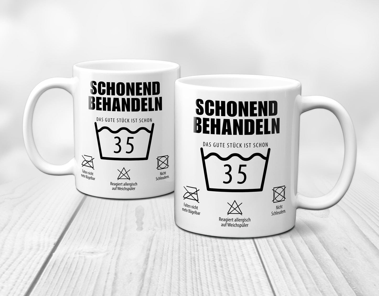 Schonend behandeln. Das gute Stück ist schon 35.