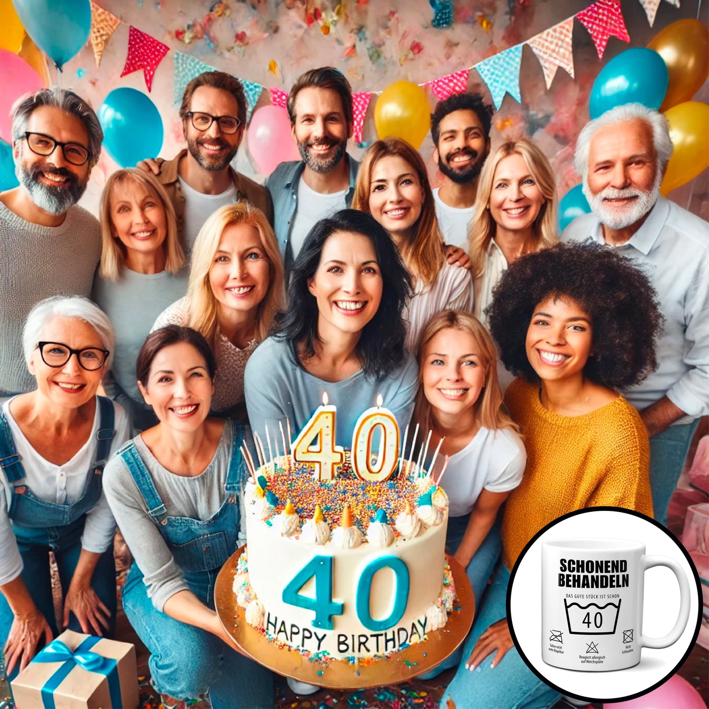 Schonend behandeln. Das gute Stück ist schon 40.