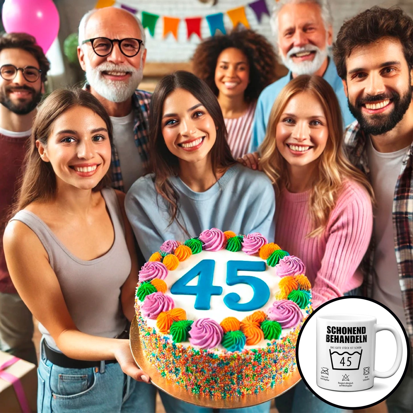 Schonend behandeln. Das gute Stück ist schon 45.