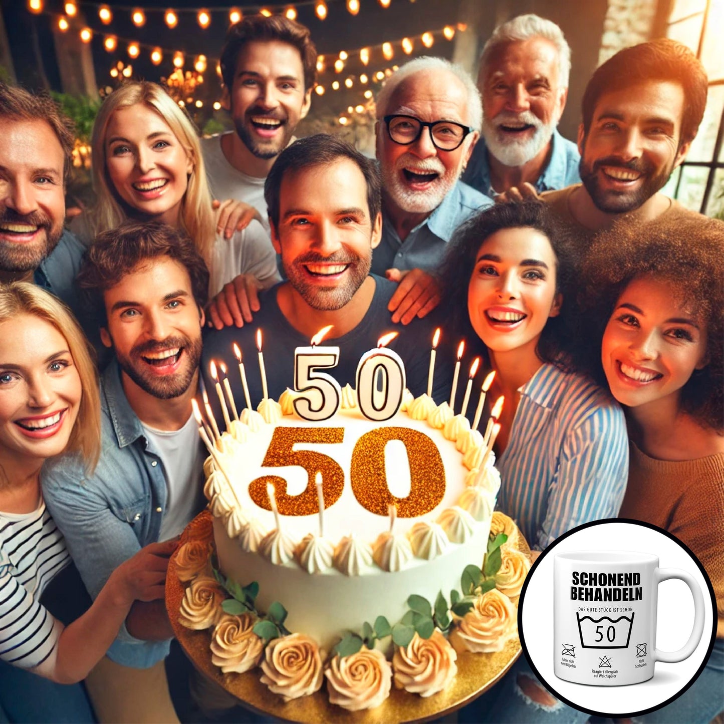 Schonend behandeln. Das gute Stück ist schon 50.