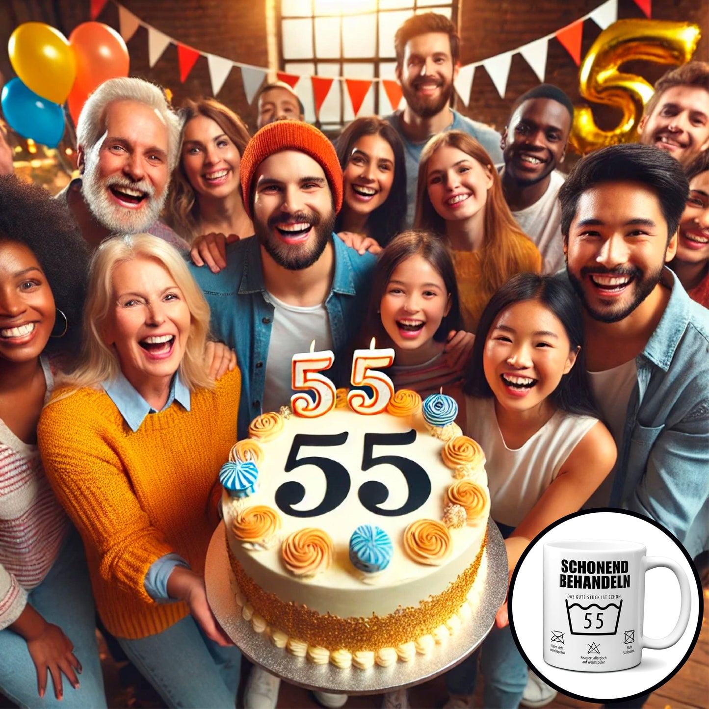 Schonend behandeln. Das gute Stück ist schon 55.