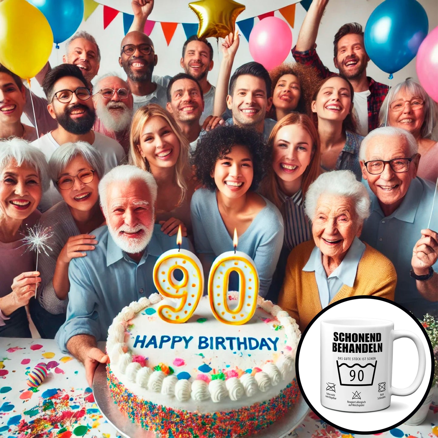 Schonend behandeln. Das gute Stück ist schon 90.