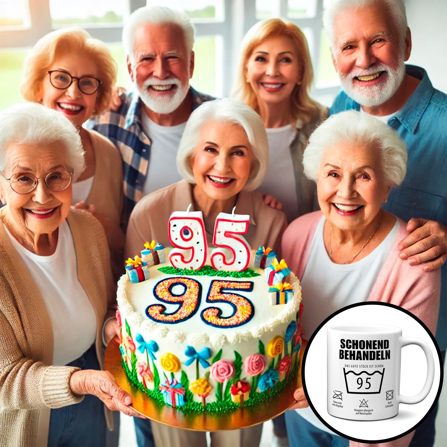 Schonend behandeln. Das gute Stück ist schon 95.