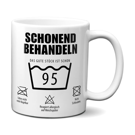 Schonend behandeln. Das gute Stück ist schon 95.