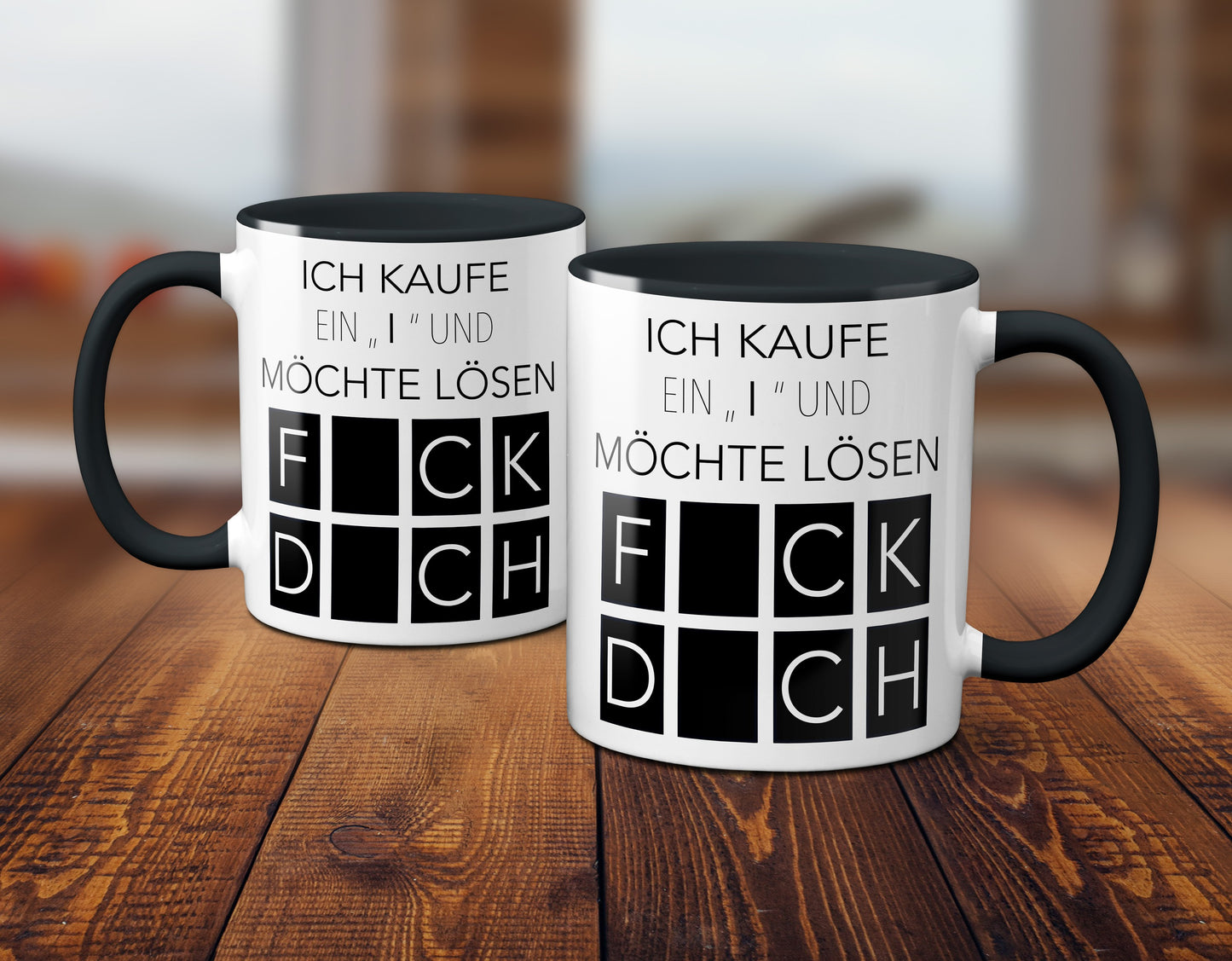 Ich kaufe ein I und möchte lösen - Fick Dich (schwarz)