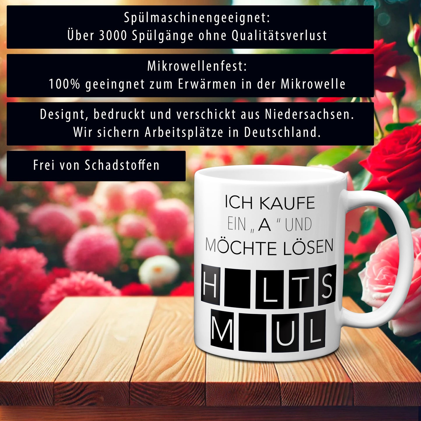 Ich kaufe ein A und möchte lösen - Halts Maul