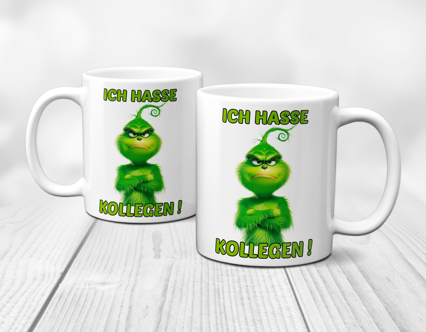 Weihnachten "Hasse Kollegen"  - lustig - Tasse - Kaffeebecher (Weiß)