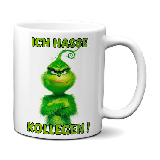 Weihnachten "Hasse Kollegen"  - lustig - Tasse - Kaffeebecher (Weiß)