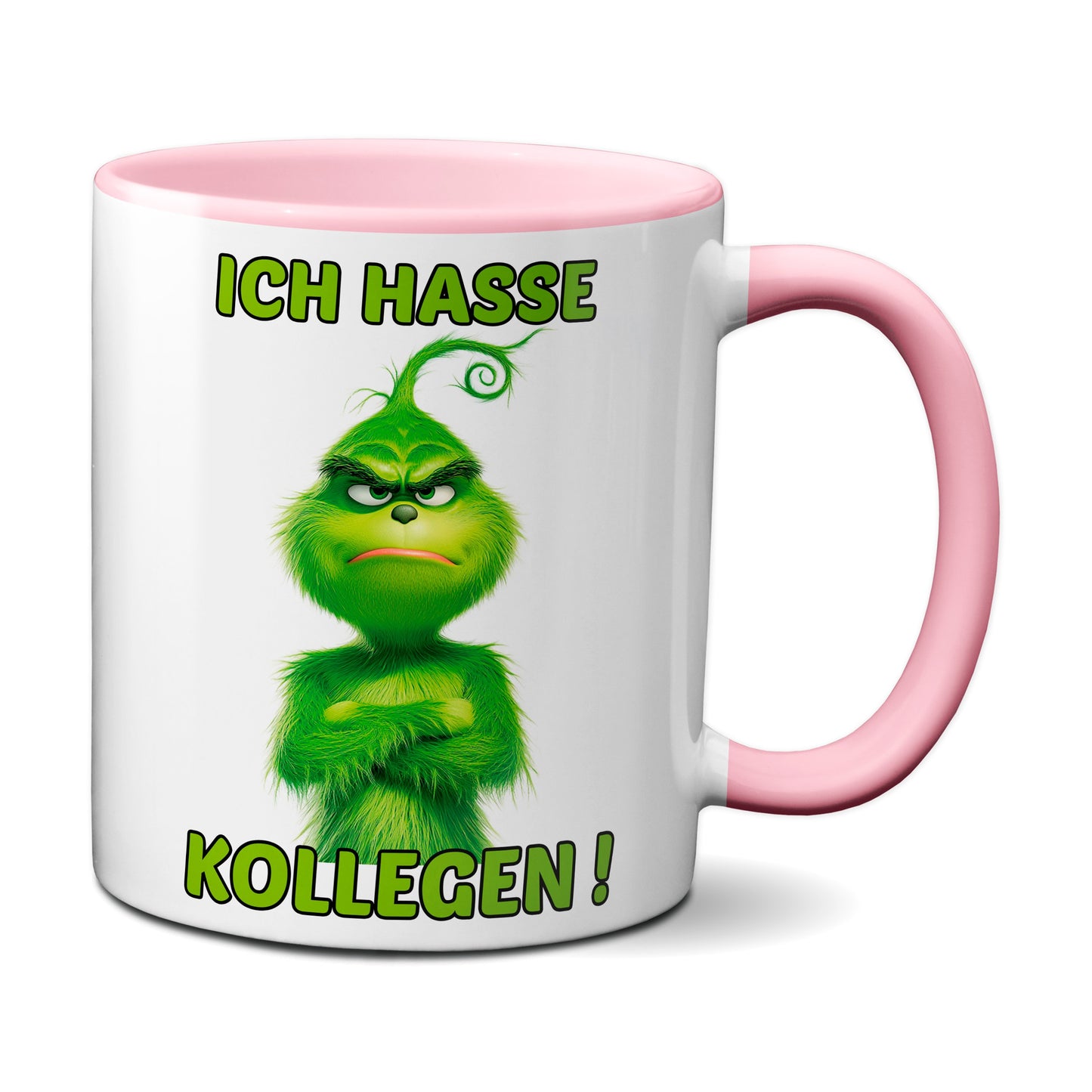 Weihnachten "Hasse Kollegen"  - lustig - Tasse - Kaffeebecher (Rosa)