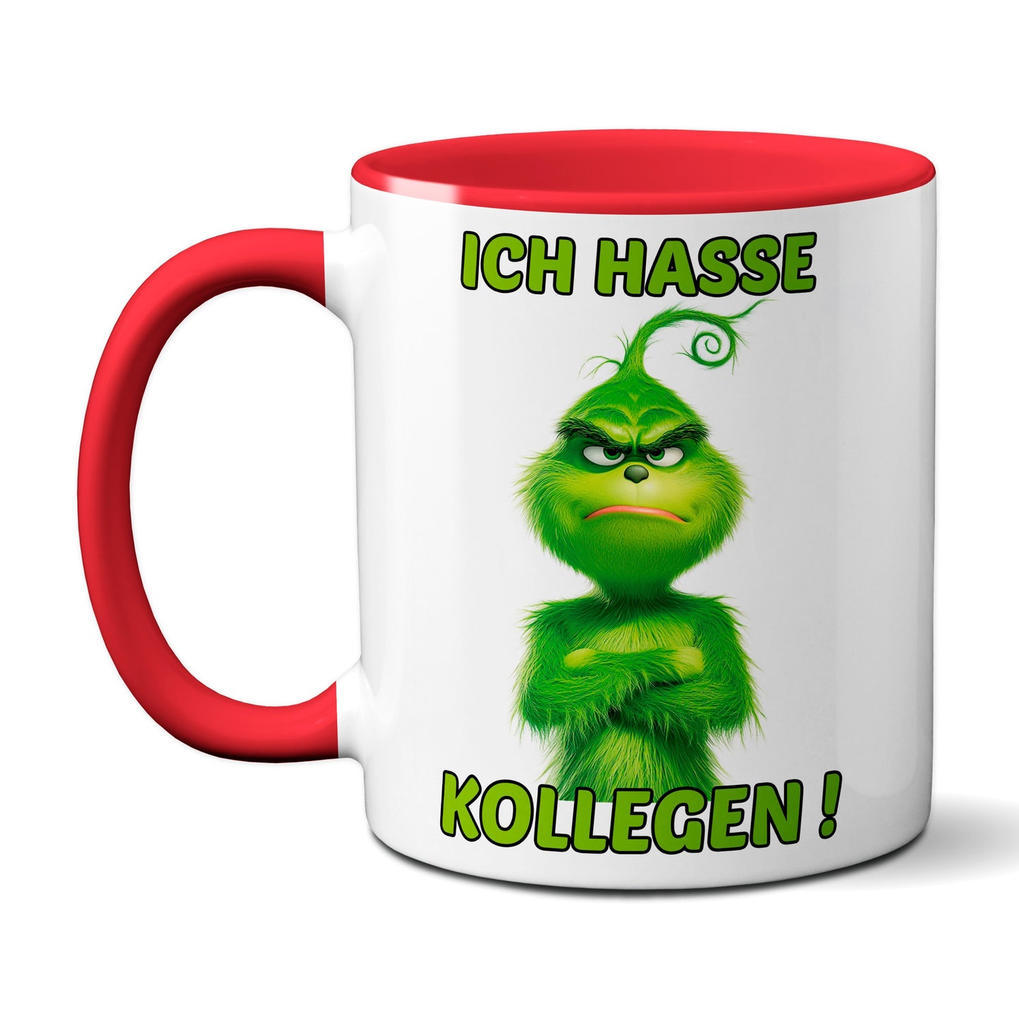 Weihnachten "Hasse Kollegen"  - lustig - Tasse - Kaffeebecher (Rot)