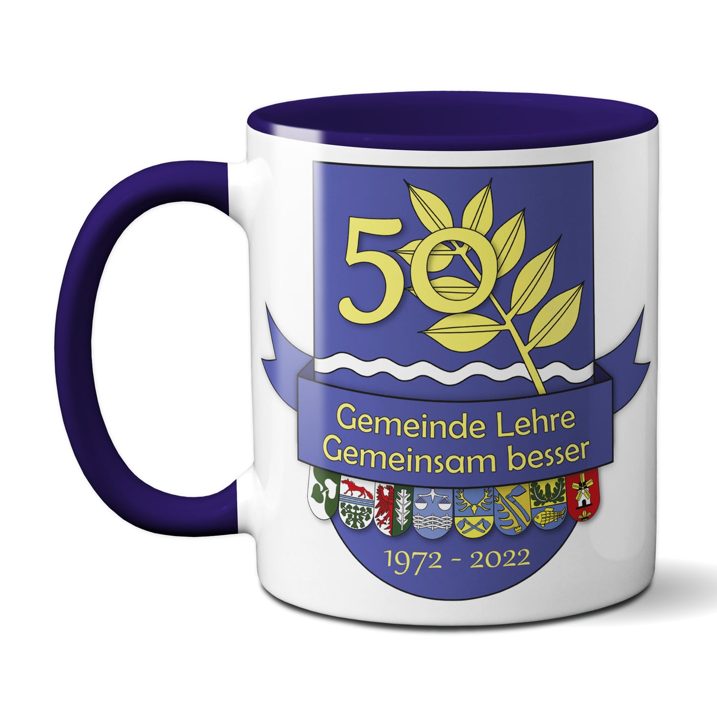 50 Jahre Gemeinde Lehre - Gemeinsam besser // blau