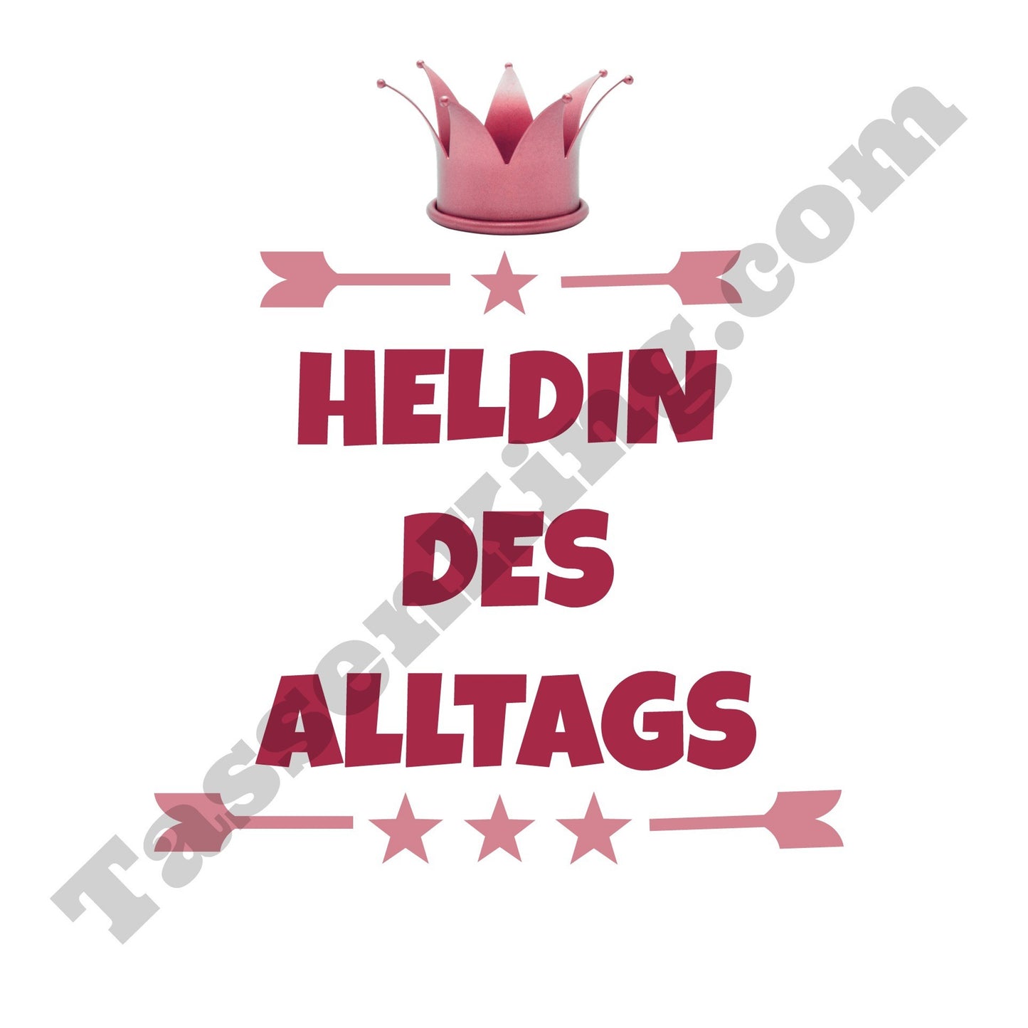 Heldin des Alltags - Tasse mit Spruch - bedruckte Tasse