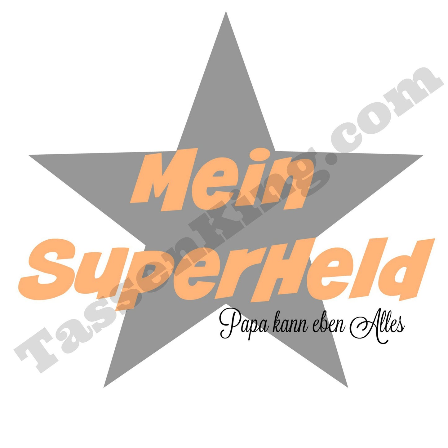 Mein Superheld - Papa kann eben alles - Tasse mit Spruch - bedruckte Tasse