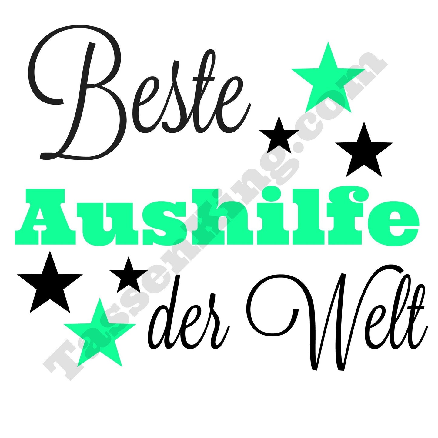 Beste Aushilfe der Welt - Tasse