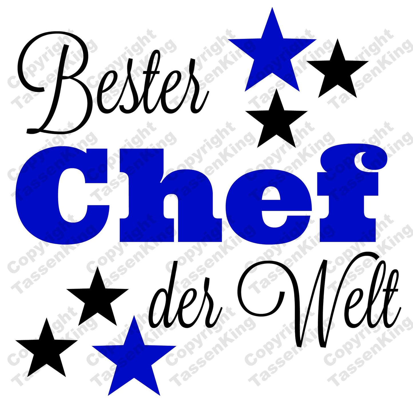 Bester Chef der Welt - Tasse - Kaffeebecher