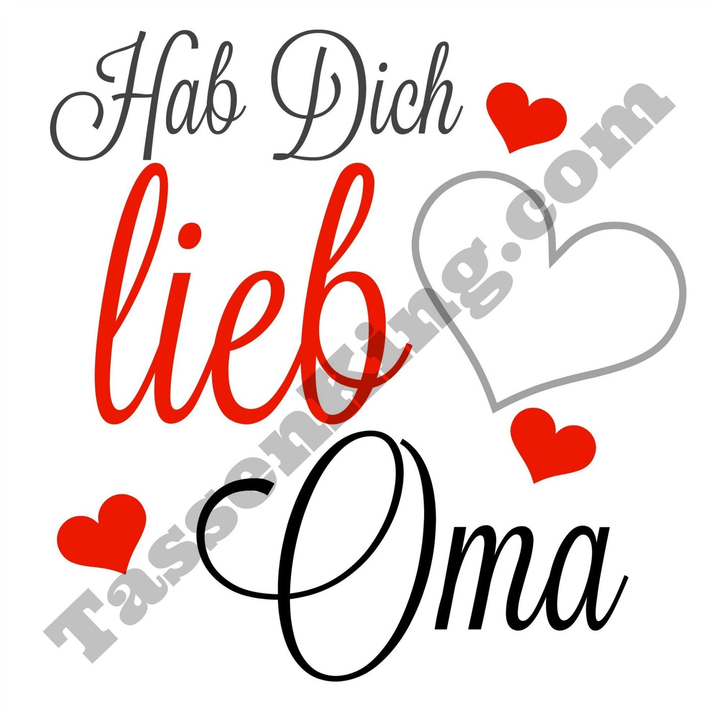 Hab Dich lieb Oma - Tasse