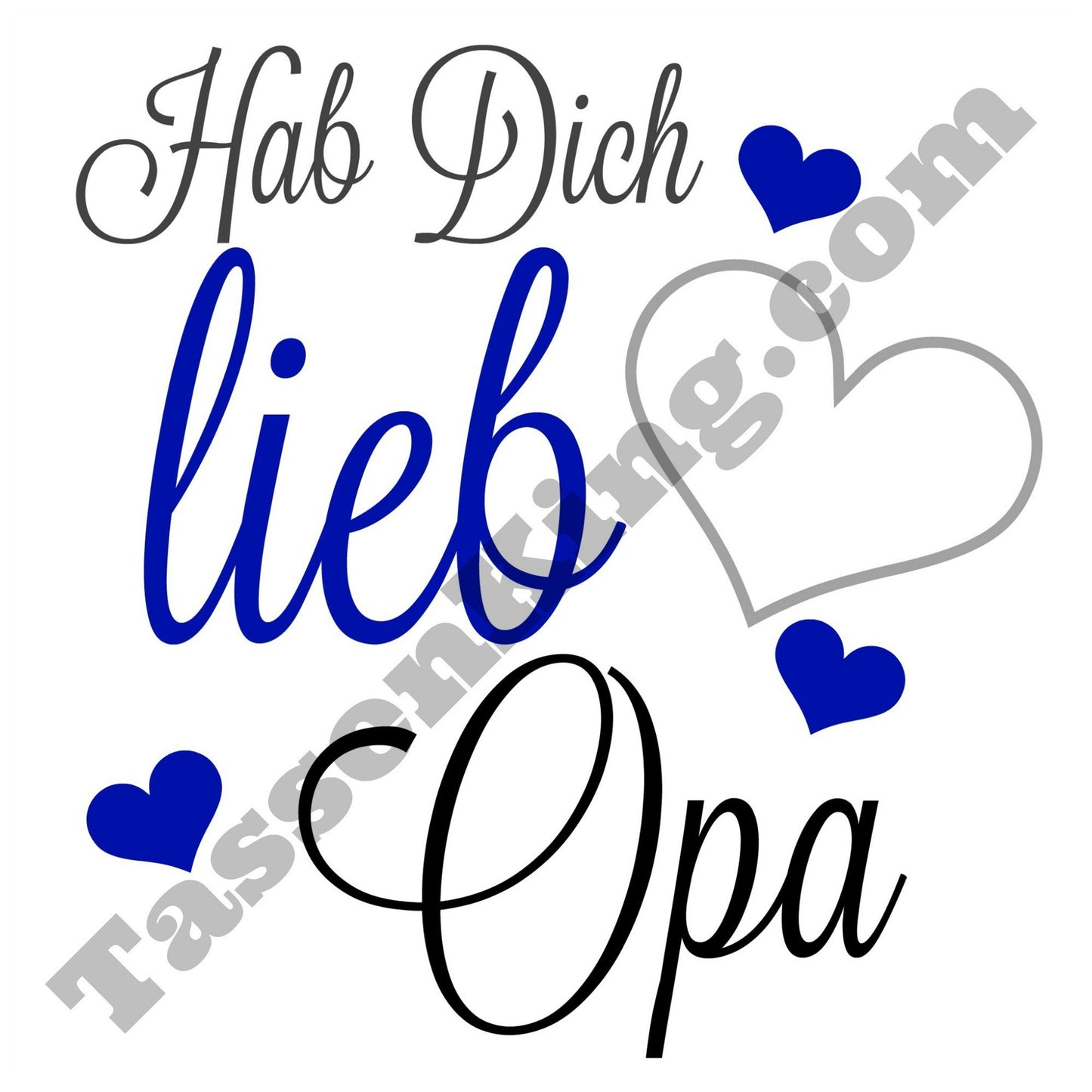Hab Dich lieb Opa - Tasse